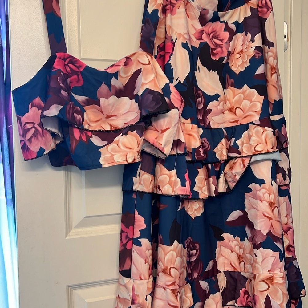 Floral Two-Piece Skirt Set